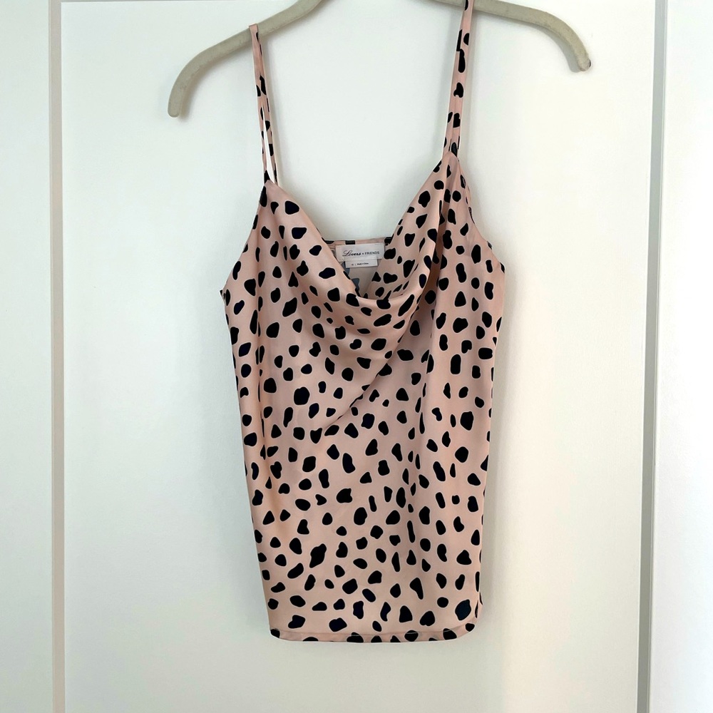 Lovers + friends rhode cami in cheetah